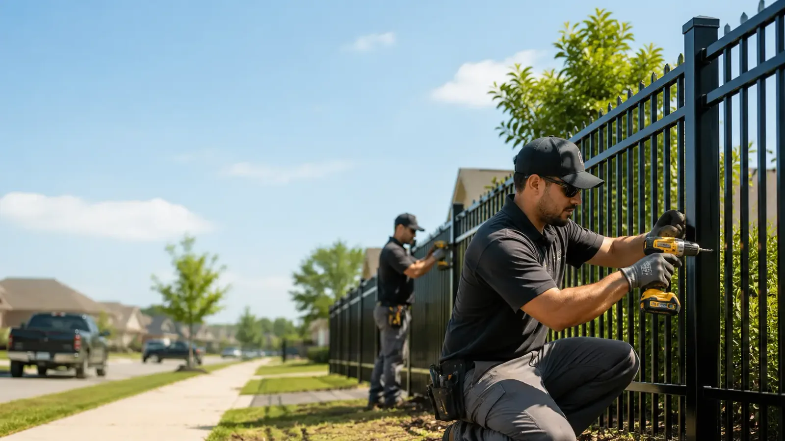Metal Fence Installation in Chidester, AR
